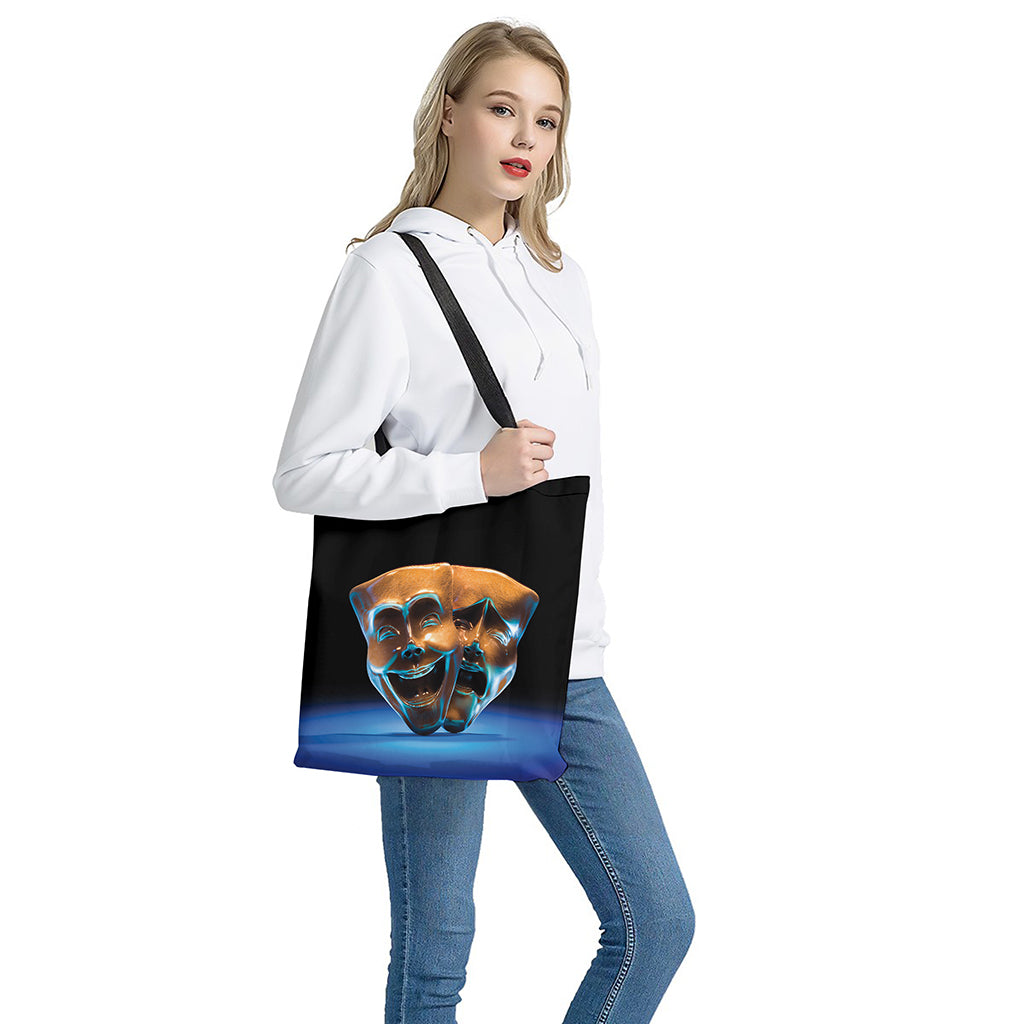 The Sock And Buskin Theatre Masks Print Tote Bag