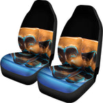 The Sock And Buskin Theatre Masks Print Universal Fit Car Seat Covers
