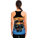 The Sock And Buskin Theatre Masks Print Women's Racerback Tank Top