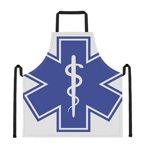 The Star Of Life Paramedic Symbol Print Apron