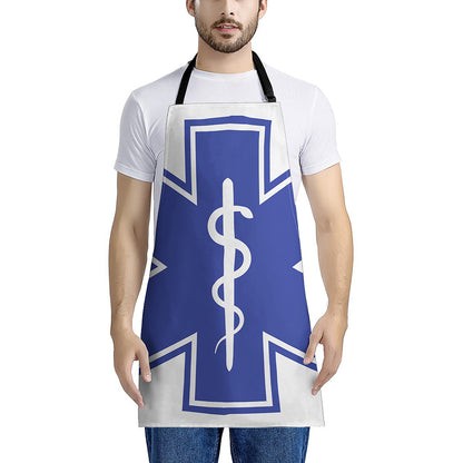 The Star Of Life Paramedic Symbol Print Apron