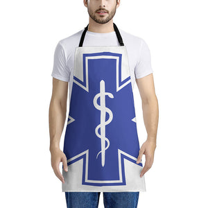 The Star Of Life Paramedic Symbol Print Apron