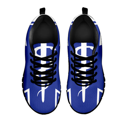 The Star Of Life Paramedic Symbol Print Black Sneakers