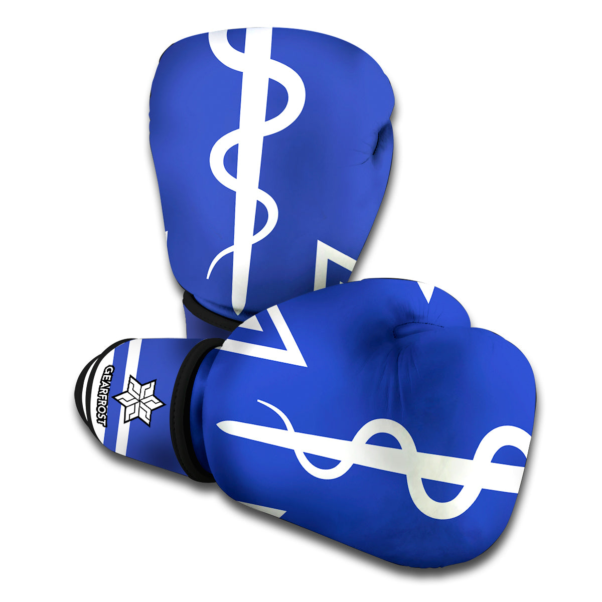 The Star Of Life Paramedic Symbol Print Boxing Gloves