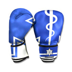 The Star Of Life Paramedic Symbol Print Boxing Gloves