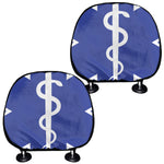 The Star Of Life Paramedic Symbol Print Car Headrest Covers
