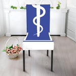 The Star Of Life Paramedic Symbol Print Dining Chair Slipcover