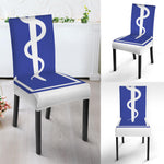 The Star Of Life Paramedic Symbol Print Dining Chair Slipcover