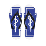 The Star Of Life Paramedic Symbol Print Flip Flops
