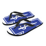 The Star Of Life Paramedic Symbol Print Flip Flops
