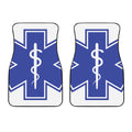 The Star Of Life Paramedic Symbol Print Front Car Floor Mats
