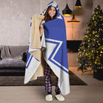 The Star Of Life Paramedic Symbol Print Hooded Blanket