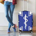 The Star Of Life Paramedic Symbol Print Luggage Cover