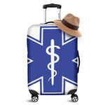 The Star Of Life Paramedic Symbol Print Luggage Cover
