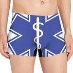 The Star Of Life Paramedic Symbol Print Men's Boxer Briefs