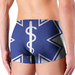 The Star Of Life Paramedic Symbol Print Men's Boxer Briefs