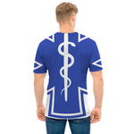 The Star Of Life Paramedic Symbol Print Men's T-Shirt