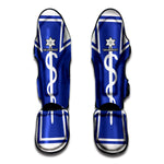 The Star Of Life Paramedic Symbol Print Muay Thai Shin Guard