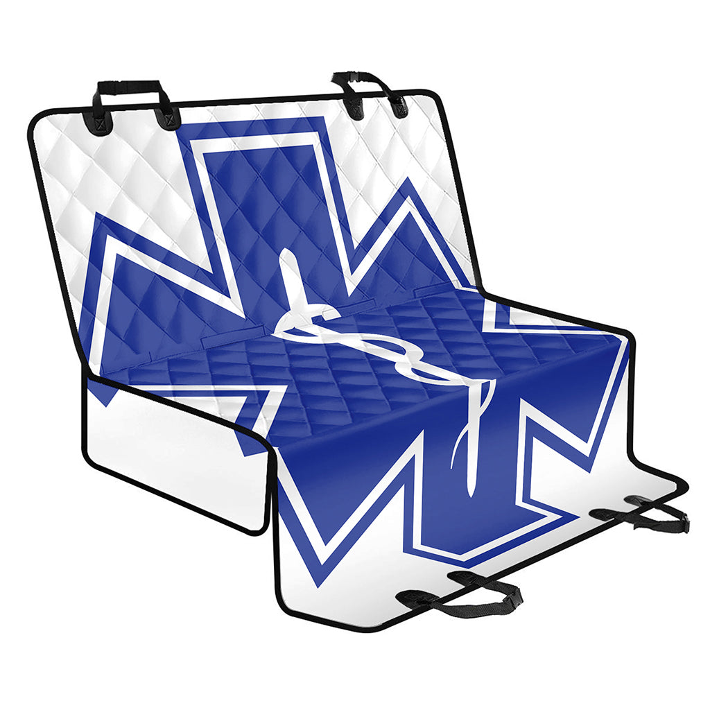 The Star Of Life Paramedic Symbol Print Pet Car Back Seat Cover