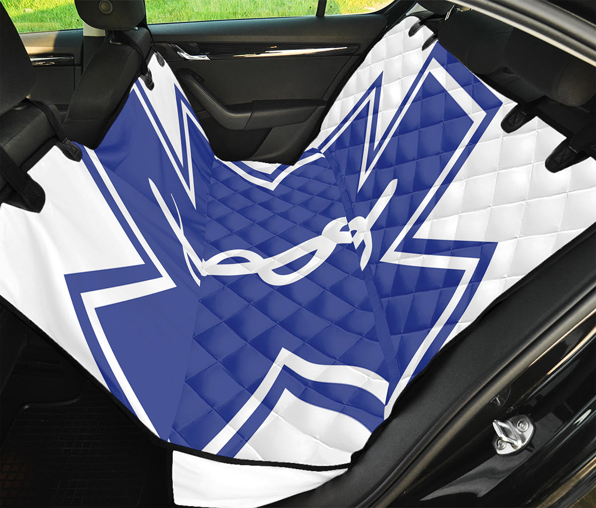 The Star Of Life Paramedic Symbol Print Pet Car Back Seat Cover