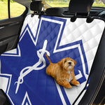 The Star Of Life Paramedic Symbol Print Pet Car Back Seat Cover