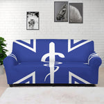 The Star Of Life Paramedic Symbol Print Sofa Cover
