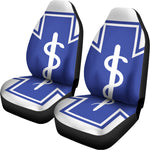The Star Of Life Paramedic Symbol Print Universal Fit Car Seat Covers