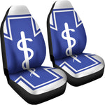 The Star Of Life Paramedic Symbol Print Universal Fit Car Seat Covers