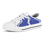 The Star Of Life Paramedic Symbol Print White Low Top Shoes