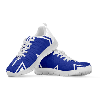 The Star Of Life Paramedic Symbol Print White Sneakers