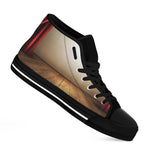 Theater Stage Print Black High Top Shoes
