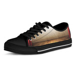 Theater Stage Print Black Low Top Shoes