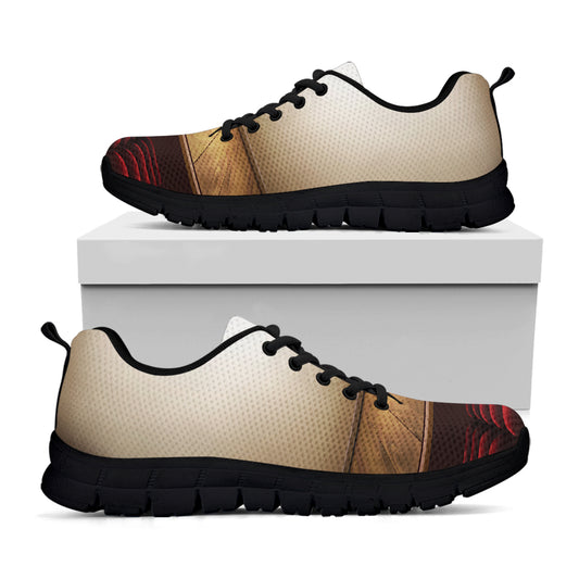 Theater Stage Print Black Sneakers