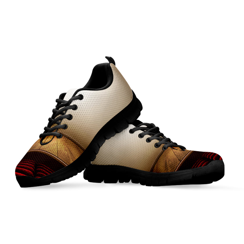 Theater Stage Print Black Sneakers