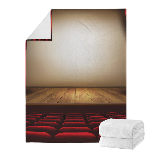 Theater Stage Print Blanket
