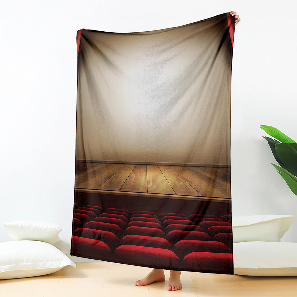 Theater Stage Print Blanket