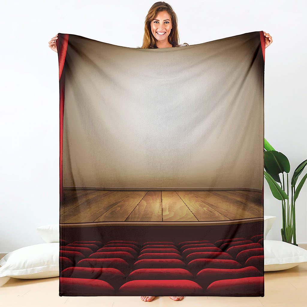 Theater Stage Print Blanket