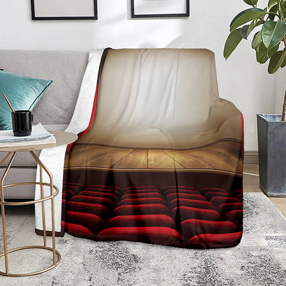 Theater Stage Print Blanket