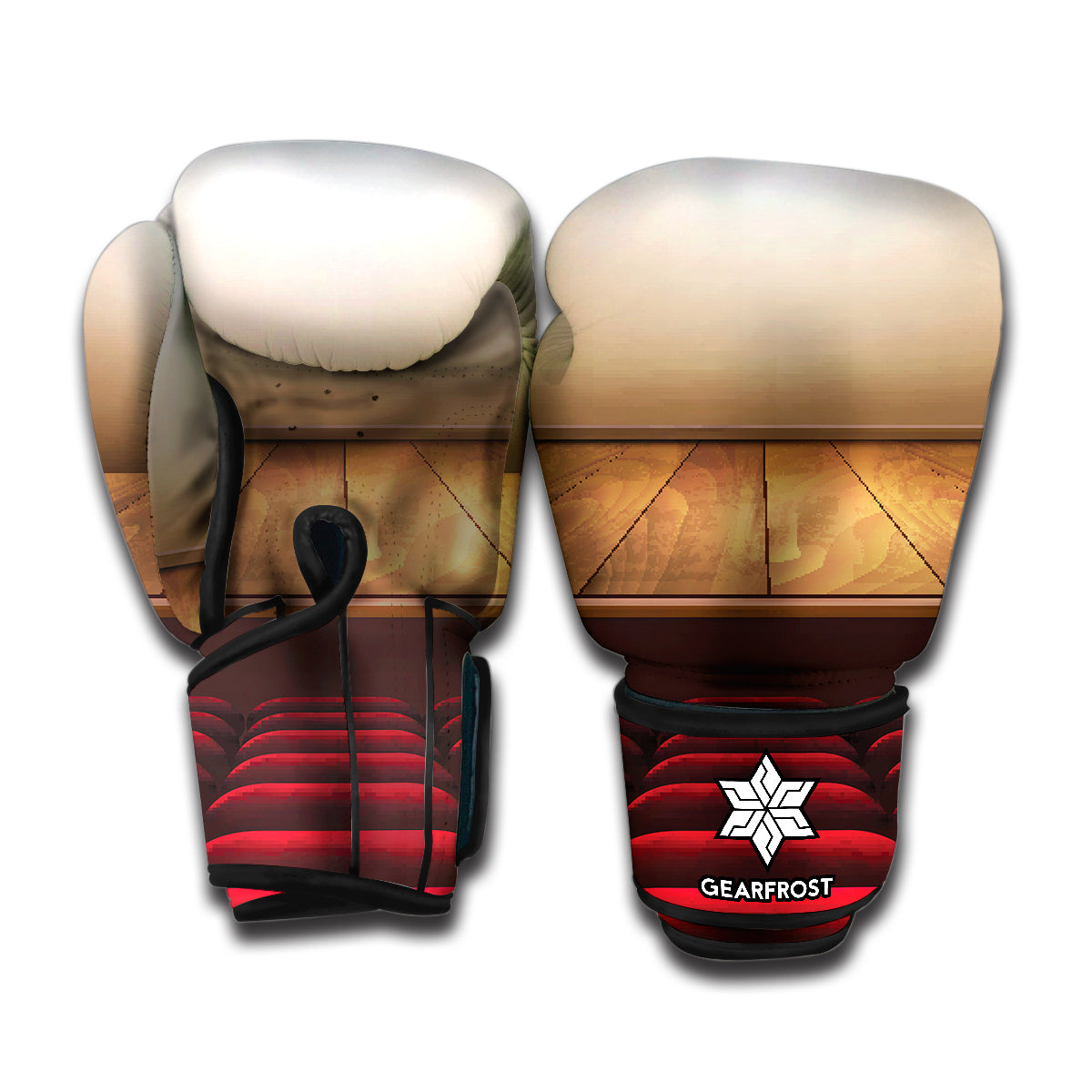Theater Stage Print Boxing Gloves