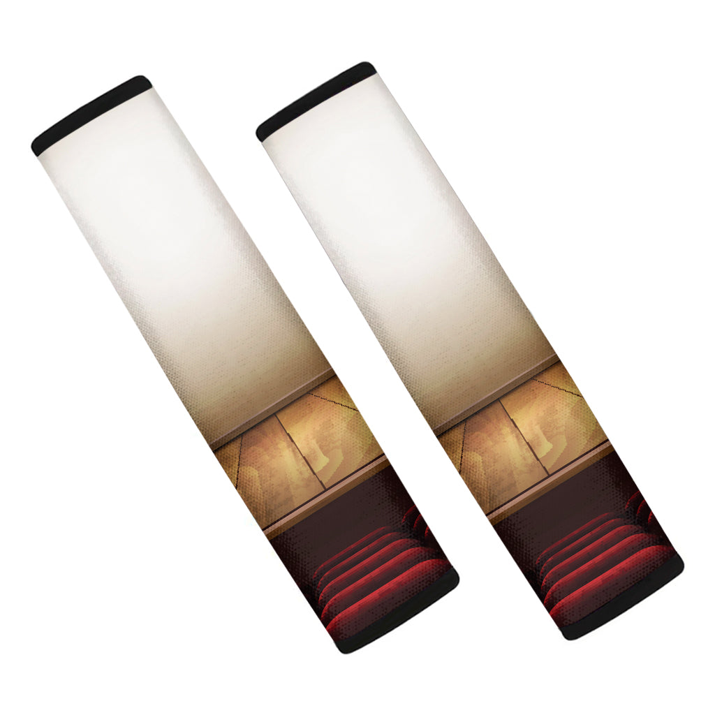 Theater Stage Print Car Seat Belt Covers