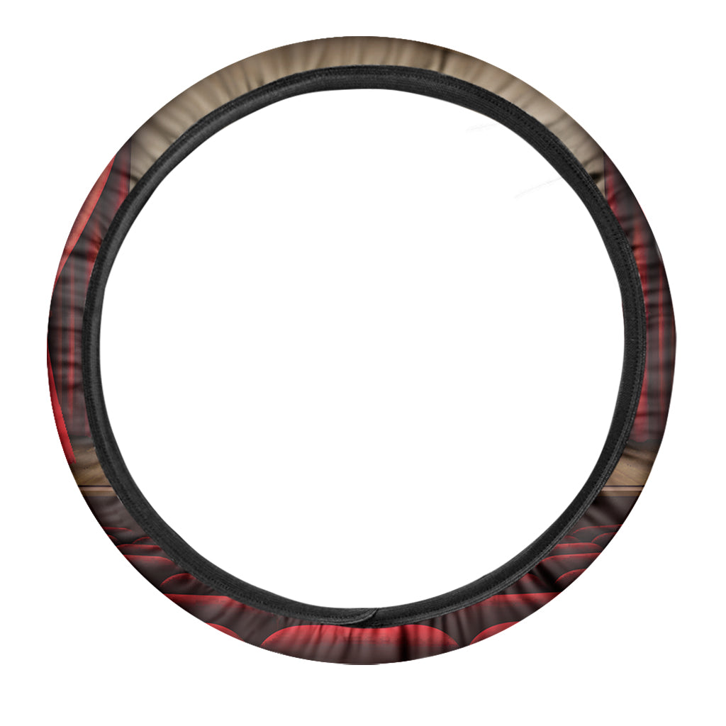 Theater Stage Print Car Steering Wheel Cover