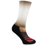 Theater Stage Print Crew Socks