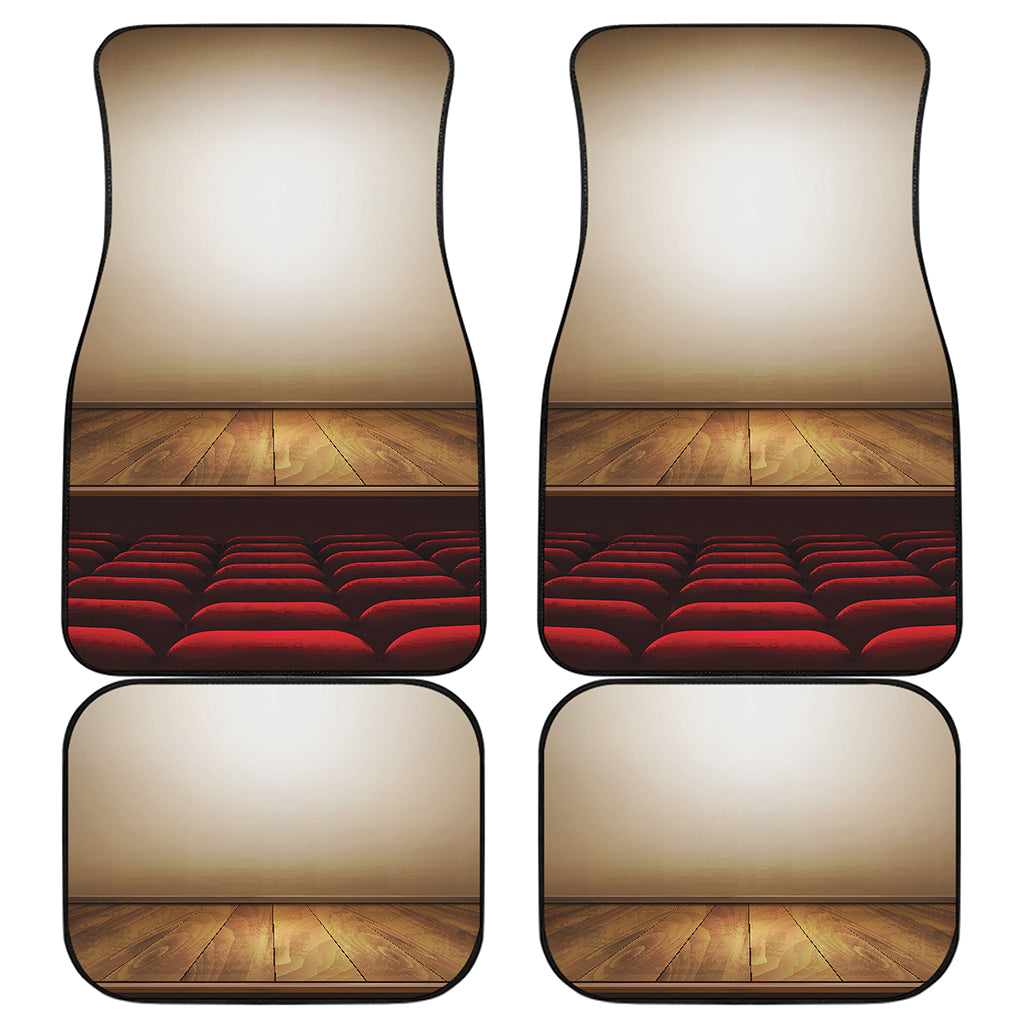 Theater Stage Print Front and Back Car Floor Mats