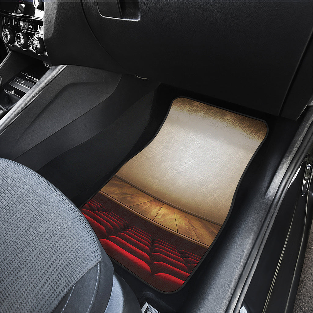 Theater Stage Print Front and Back Car Floor Mats