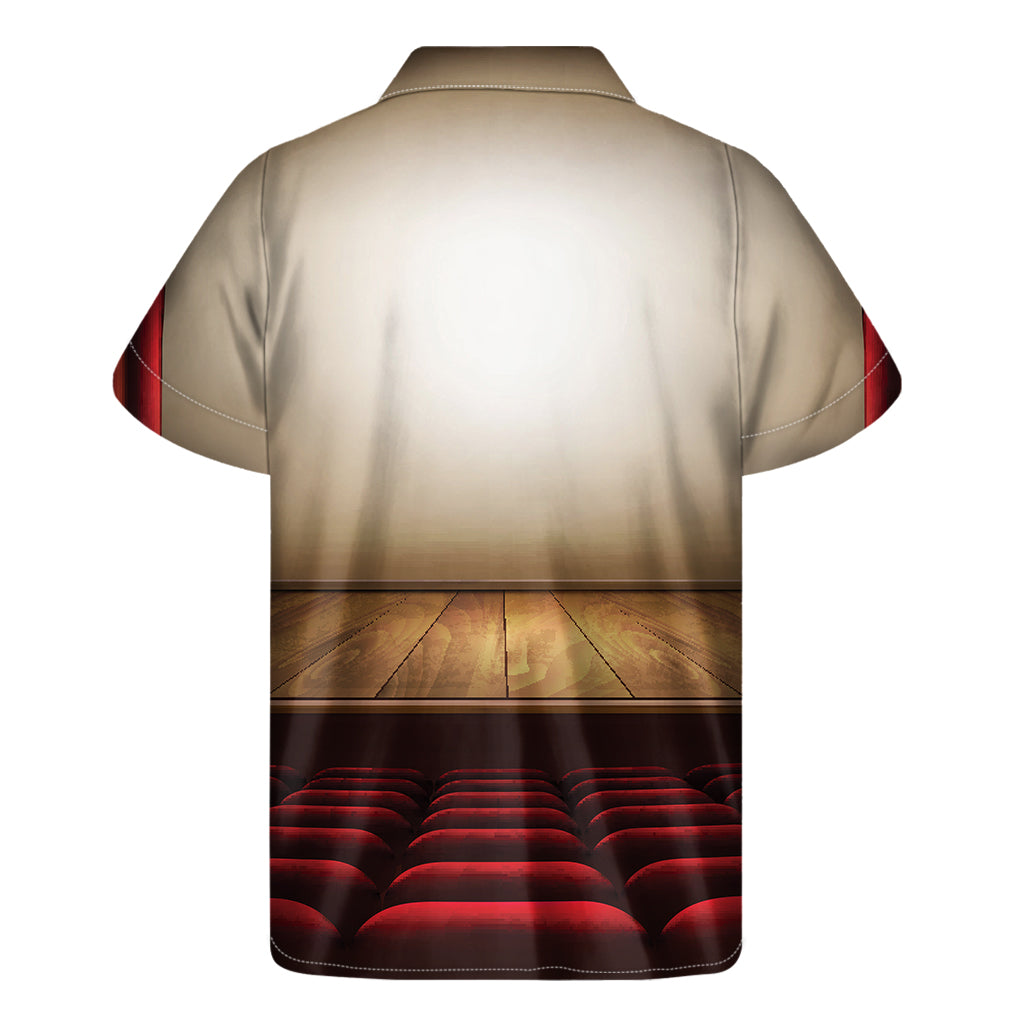 Theater Stage Print Men's Short Sleeve Shirt