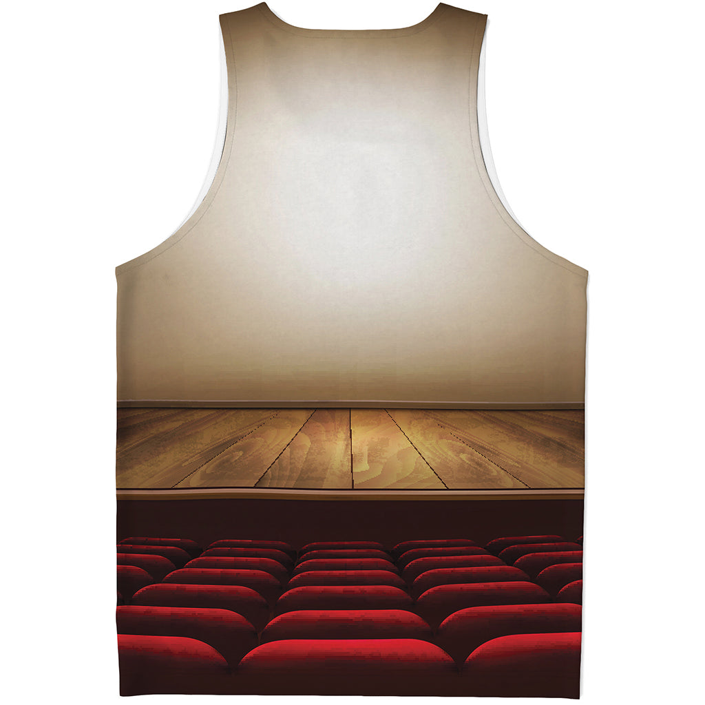 Theater Stage Print Men's Tank Top