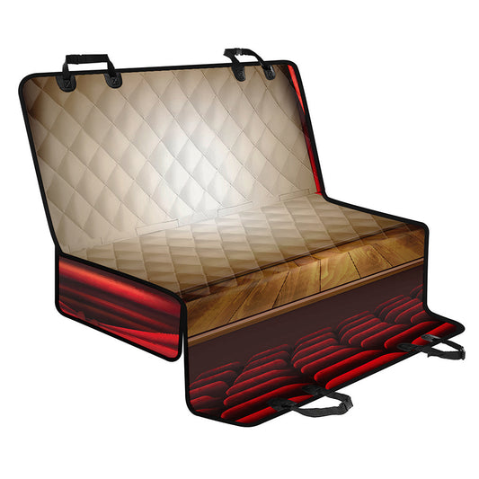Theater Stage Print Pet Car Back Seat Cover