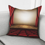 Theater Stage Print Pillow Cover