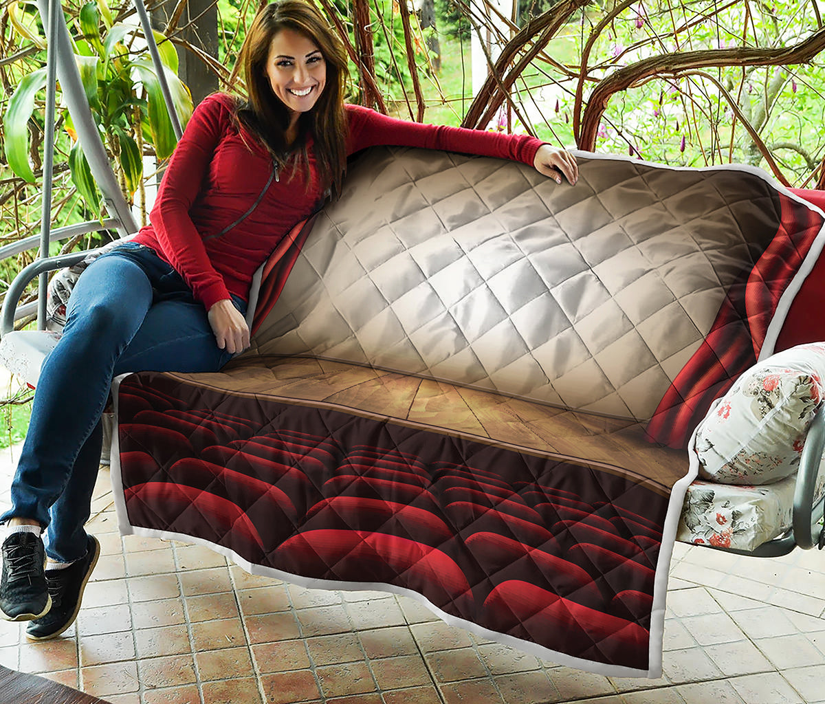 Theater Stage Print Quilt