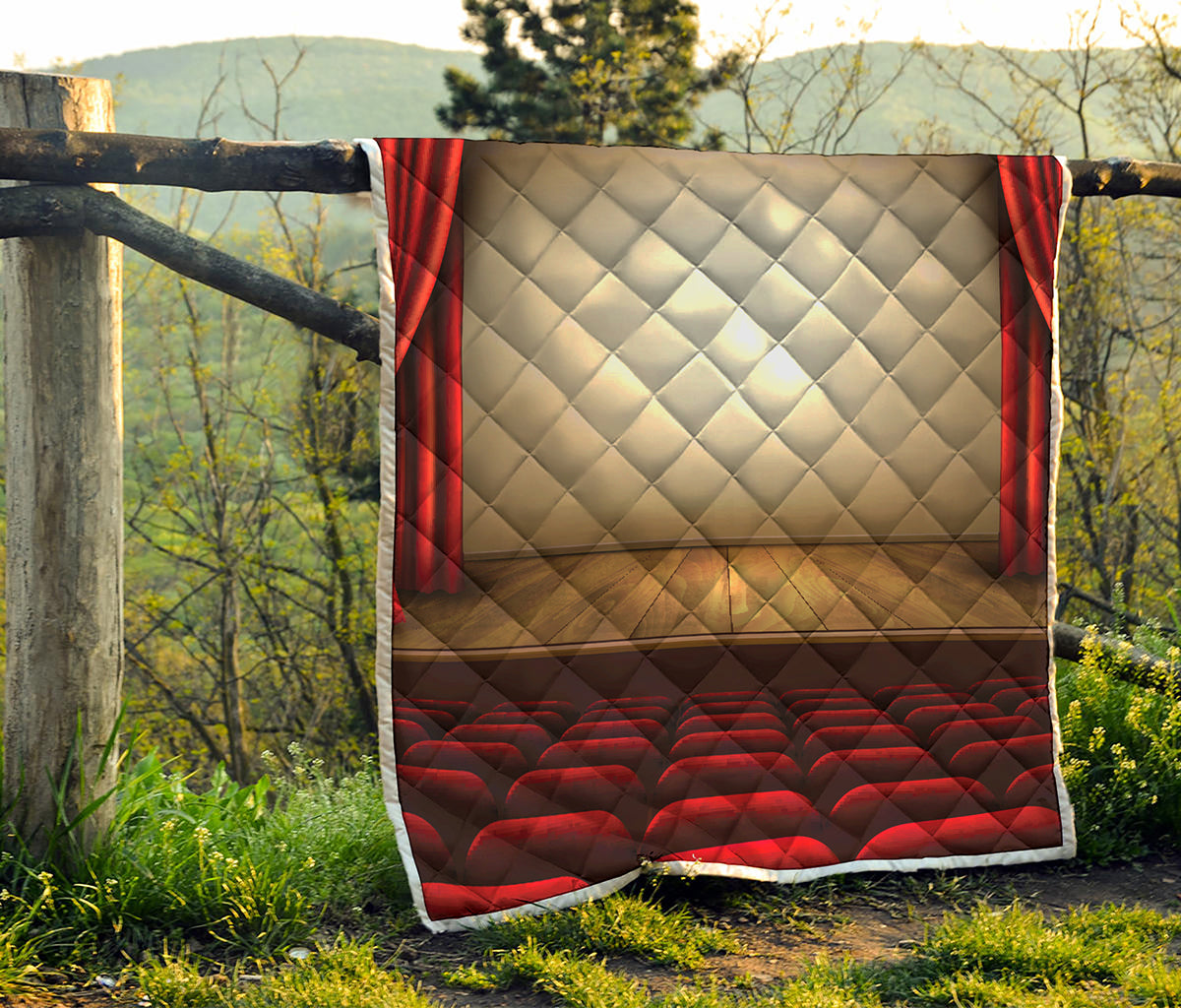 Theater Stage Print Quilt